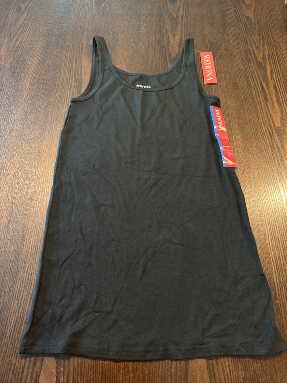 Merona Black Scoop-Neck Tank Top
